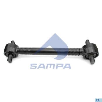 Штанга реактивная IVECO (L=610x152x21) SAMPA SAMPA 095.248 SAMPA 095.248