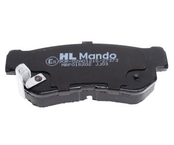 1 979 р. Колодки тормозные HYUNDAI Sonata 5,Getz,Tucson (04-) KIA Sportage (04-) задние (4шт.) MANDO MANDO mbf015202 MANDO mbf015202  с доставкой в г. Керчь. Увеличить фотографию 4