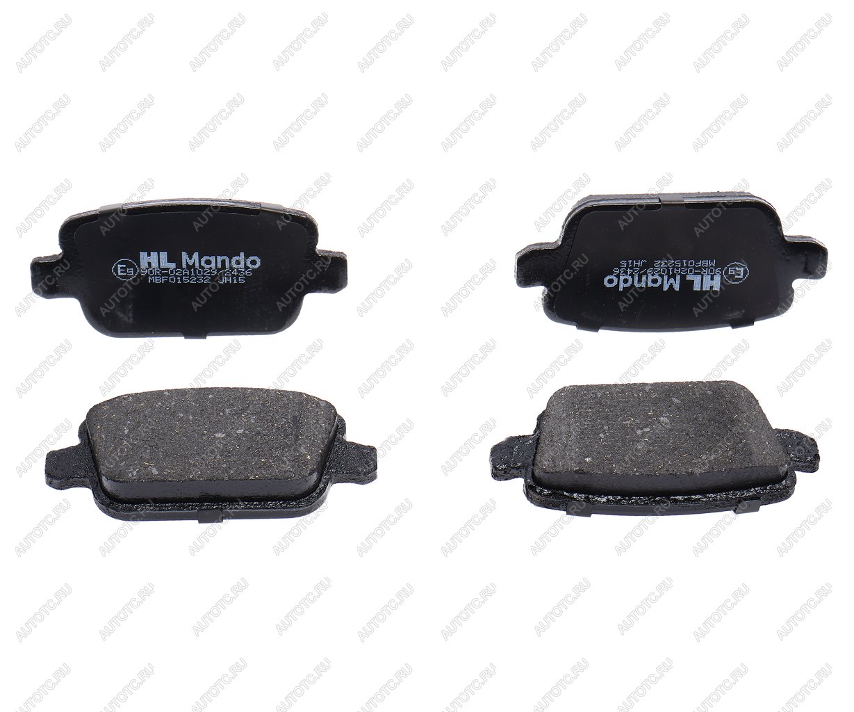 1 459 р. Колодки тормозные FORD Galaxy,Mondeo LAND ROVER Freelander задние (4шт.) MANDO MANDO mbf015232 MANDO mbf015232  с доставкой в г. Керчь