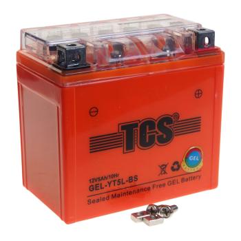 2 099 р. Аккумулятор TCS GEL 5Ач TCS 6ст5 yt5l-bs  с доставкой в г. Керчь. Увеличить фотографию 1