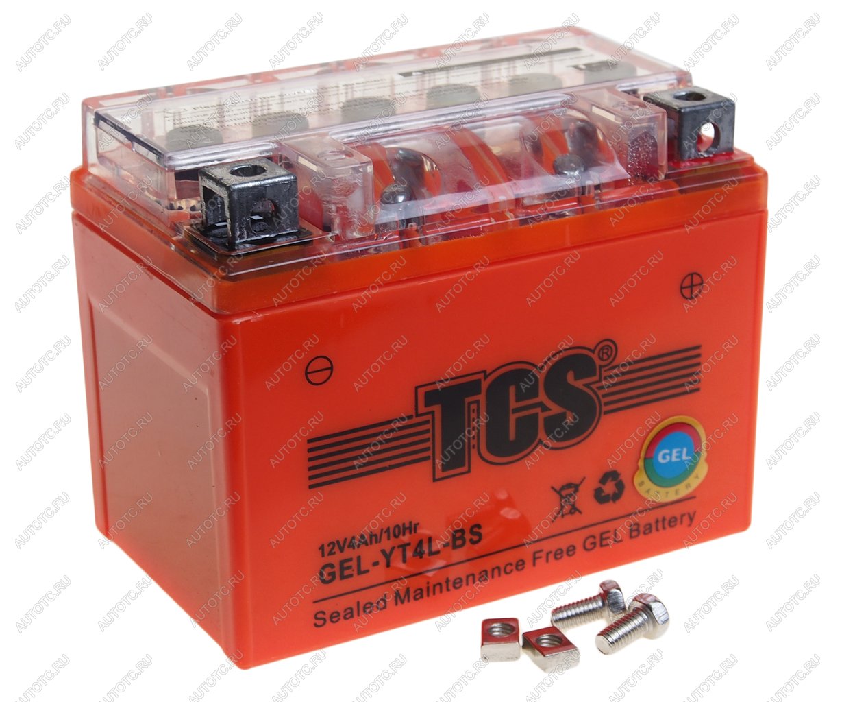 1 669 р. Аккумулятор TCS GEL 4Ач TCS 6ст4 yt4l-bs  с доставкой в г. Керчь