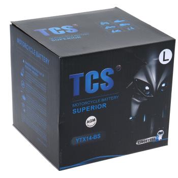 4 099 р. Аккумулятор TCS AGM 14Ач TCS 6ст14 ytx14l-bs  с доставкой в г. Керчь. Увеличить фотографию 3