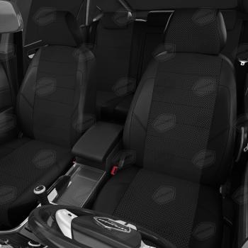 7 199 р. Авточехлы ЛАДА Largus (21-) экокожа-жаккард 5 мест задняя спинка 40х60 черные комплект AVTOLIDER AVTOLIDER vz29-2186-kk4  с доставкой в г. Керчь. Увеличить фотографию 1