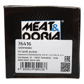1 649 р. Насос топливный OPEL Astra G (01-05) (1.6),Corsa B (93-00) (1.01.41.6) электрический MEAT&DORIA MEAT&DORIA 76416  с доставкой в г. Керчь. Увеличить фотографию 6