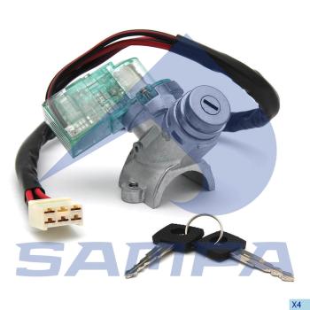 Замок зажигания MERCEDES Actros (два ключа) SAMPA SAMPA 204.433