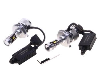 5 349 р. Лампа светодиодная 12V H4 P43t линза 4300K бокс (2шт.) CLEARLIGHT CLEARLIGHT kbm cl h4 mini pro 4k-2  с доставкой в г. Керчь. Увеличить фотографию 1