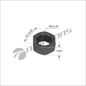 Гайка колеса BPW М22х2х18 самоконтрящаяся MANSONS MANSONS wn039 MANSONS wn039