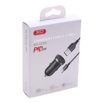 719 р. Устройство зарядное в прикуриватель 1USB + 1 Type C 12V XO XO cc56 black  с доставкой в г. Керчь. Увеличить фотографию 4