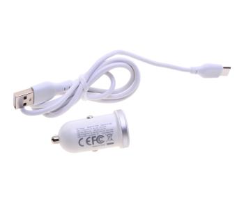 669 р. Устройство зарядное в прикуриватель 1USB + 1 Type C 12V XO XO cc56 white  с доставкой в г. Керчь. Увеличить фотографию 2