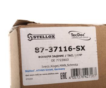 1 399 р. Фонарь задний KRONE KOEGEL MERCEDES левый STELLOX STELLOX 87-37116-sx  с доставкой в г. Керчь. Увеличить фотографию 4