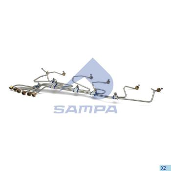 4 399 р. Трубка топливная MAN комплект SAMPA SAMPA 020.707  с доставкой в г. Керчь. Увеличить фотографию 1