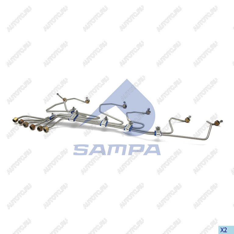 4 399 р. Трубка топливная MAN комплект SAMPA SAMPA 020.707  с доставкой в г. Керчь