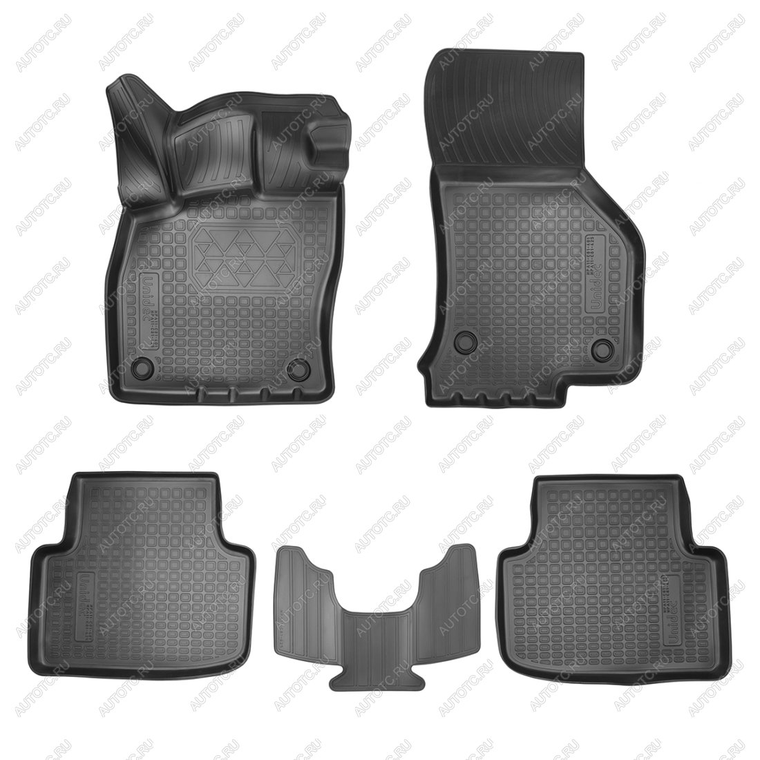 2 479 р. Коврики салонные (вакуумформование) Norplast Unidec  Cupra Formentor  1 (2020-2025) (черные)  с доставкой в г. Керчь