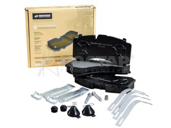 12 399 р. Колодки тормозные SCHMITZ дисковые универсальные ROSTAR ROSTAR 180.000328  с доставкой в г. Керчь. Увеличить фотографию 1