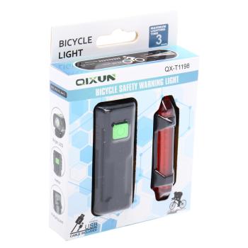 1 249 р. Фонарь велосипедный набор USB кабель с аккумулятором 600mAh Led NO NAME qx-t1198  с доставкой в г. Керчь. Увеличить фотографию 6