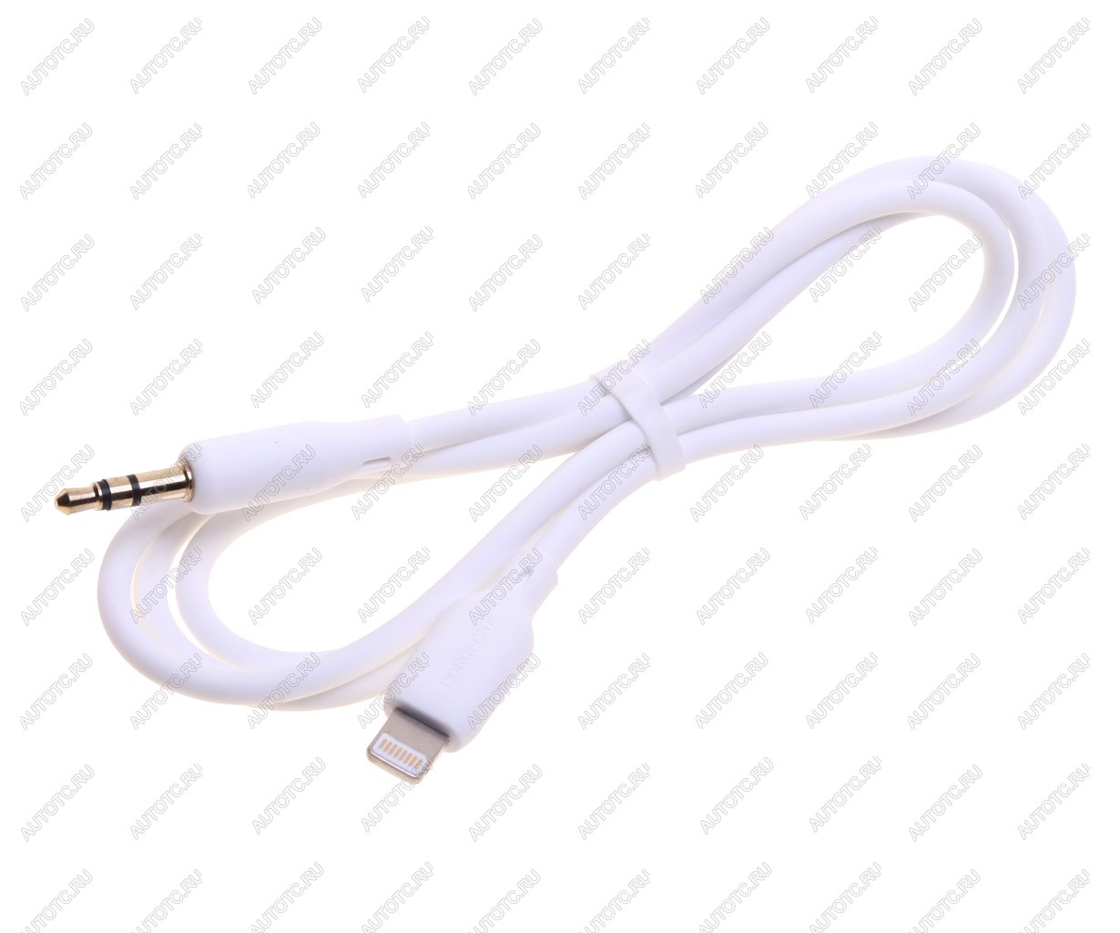 319 р. Переходник iPhone (5-) на jack 3.5 BOROFONE BOROFONE bl18 белый  с доставкой в г. Керчь