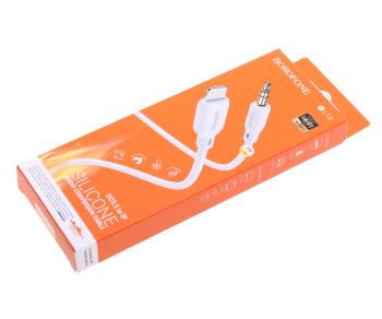 319 р. Переходник iPhone (5-) на jack 3.5 BOROFONE BOROFONE bl18 белый  с доставкой в г. Керчь. Увеличить фотографию 3