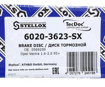 2 369 р. Диск тормозной OPEL Vectra B (95-03) передний (1шт.) STELLOX STELLOX 6020-3623-sx  с доставкой в г. Керчь. Увеличить фотографию 5