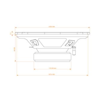 5 999 р. Колонки среднечастоные 6х9 (16х23см) 140Вт DL AUDIO DL AUDIO gryphon pro 69 se  с доставкой в г. Керчь. Увеличить фотографию 10
