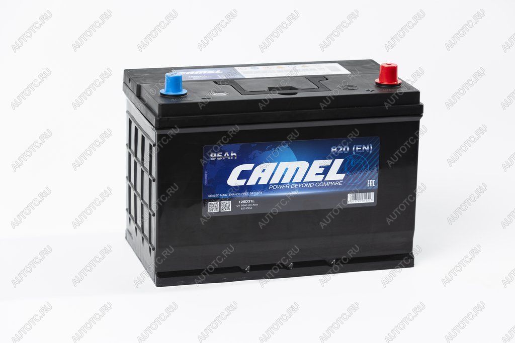 12 199 р. Аккумулятор CAMEL Asia 95Ач обратная полярность CAMEL 6ст95(0) 125d31l  с доставкой в г. Керчь