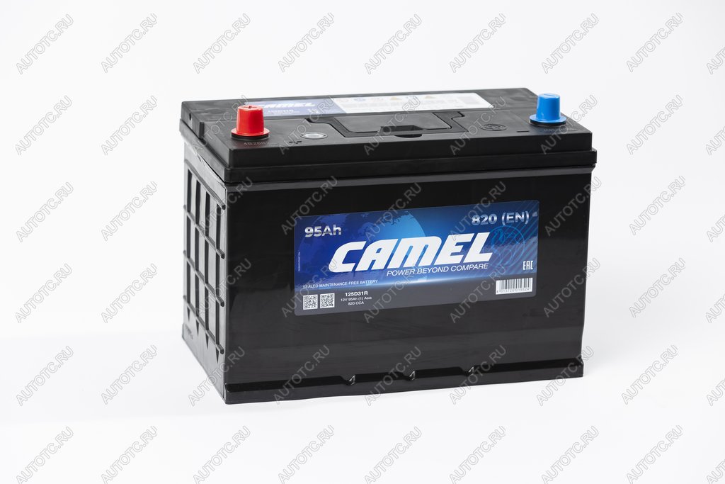 12 499 р. Аккумулятор CAMEL Asia 95Ач CAMEL 6ст95(1) 125d31r  с доставкой в г. Керчь