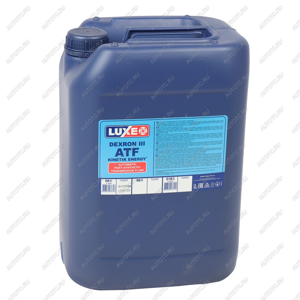 7 399 р. Масло трансмиссионное Kinetik Energy ATF Dexron III мин.20л LUXE LUXE 30468  с доставкой в г. Керчь