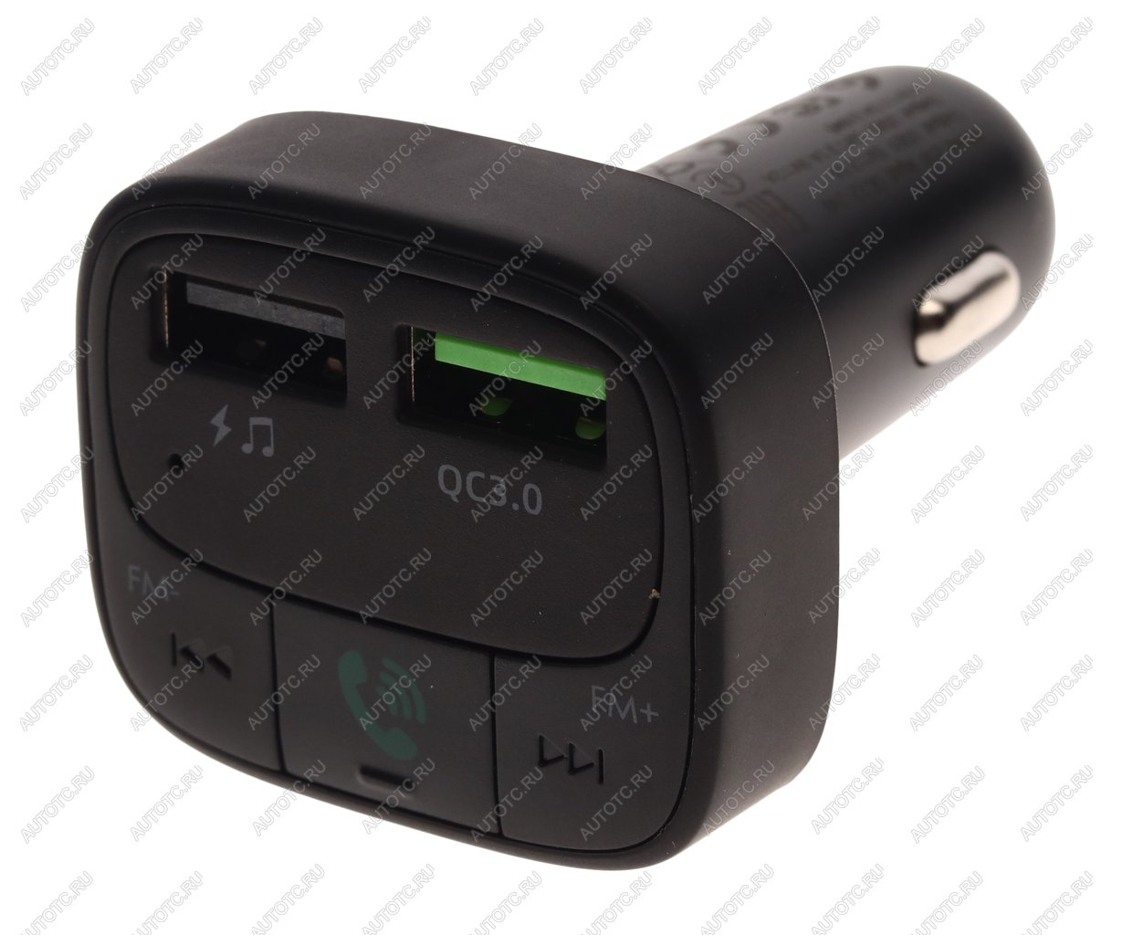 879 р. Устройство зарядное в прикуриватель с трансмиттером (bluetooth,hands free) HOCO HOCO e59 black  с доставкой в г. Керчь