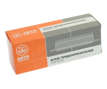 559 р. Блок предохранителей ГАЗ-3110 (9 защищаемых цепей,4 запасных предохранителя) AVTOELECTRICA AVTOELECTRICA 46.3722 ае  с доставкой в г. Керчь. Увеличить фотографию 3