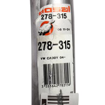 9 949 р. Глушитель VW Caddy (2KB,2KJ) (04-11) (2.0 SDI) средняя часть BOSAL BOSAL 278-315  с доставкой в г. Керчь. Увеличить фотографию 3