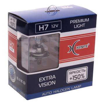 829 р. Лампа 12V H7 PX26d +150% бокс (2шт.) XENITE XENITE 1007177  с доставкой в г. Керчь. Увеличить фотографию 3
