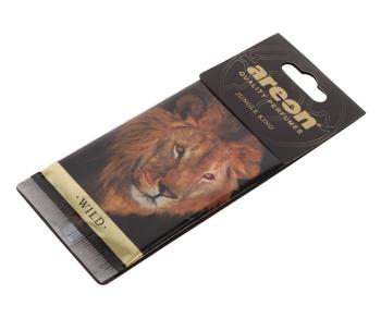 76 р. Ароматизатор подвесной пластина (король джунглей) Wild AREON AREON aw01  с доставкой в г. Керчь. Увеличить фотографию 1