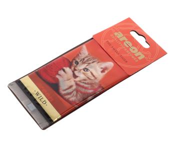 76 р. Ароматизатор подвесной пластина (маленький тигр) Wild AREON AREON aw05  с доставкой в г. Керчь. Увеличить фотографию 1