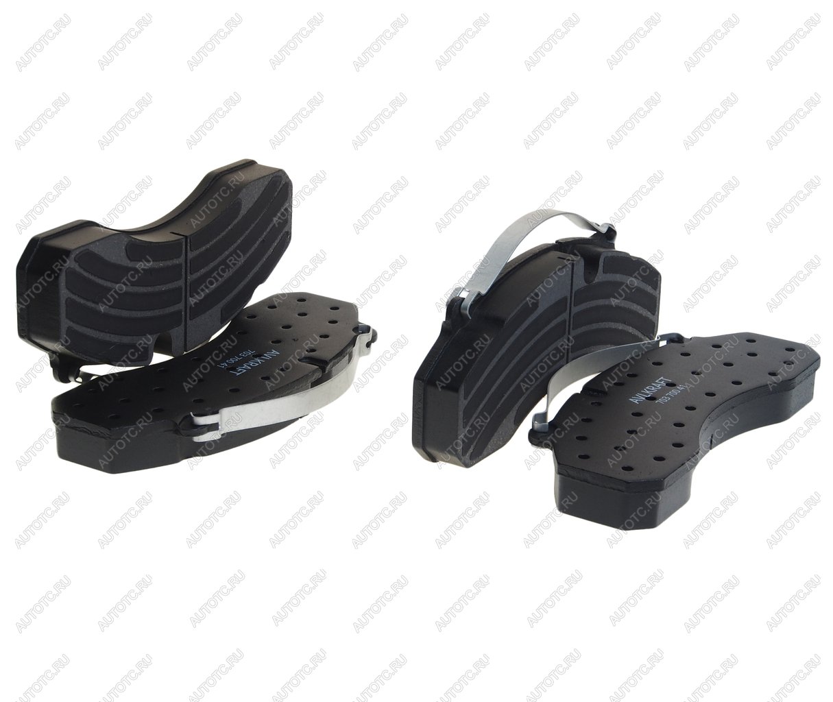 7 799 р. Колодки тормозные SITRAK HOWO A7 (09-) передние (4шт.) AVLKRAFT AVLKRAFT 70370041  с доставкой в г. Керчь
