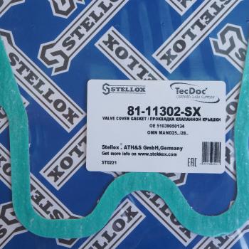 122 р. Прокладка крышки клапанной MAN F200,F90,M90 STELLOX STELLOX 81-11302-sx  с доставкой в г. Керчь. Увеличить фотографию 2