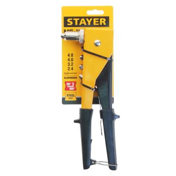 669 р. Заклепочник 250мм 2.4-3.2-4-4.8мм переставной 90-180град. STAYER STAYER ms-180  с доставкой в г. Керчь. Увеличить фотографию 1
