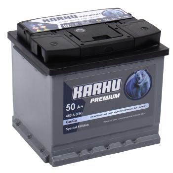 6 999 р. Аккумулятор KARHU Premium 50Ач обратная полярность KAINAR 6ст50(0)  с доставкой в г. Керчь. Увеличить фотографию 2