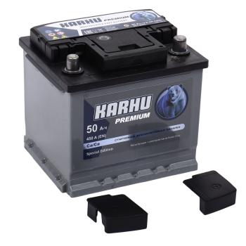 6 999 р. Аккумулятор KARHU Premium 50Ач обратная полярность KAINAR 6ст50(0)  с доставкой в г. Керчь. Увеличить фотографию 1