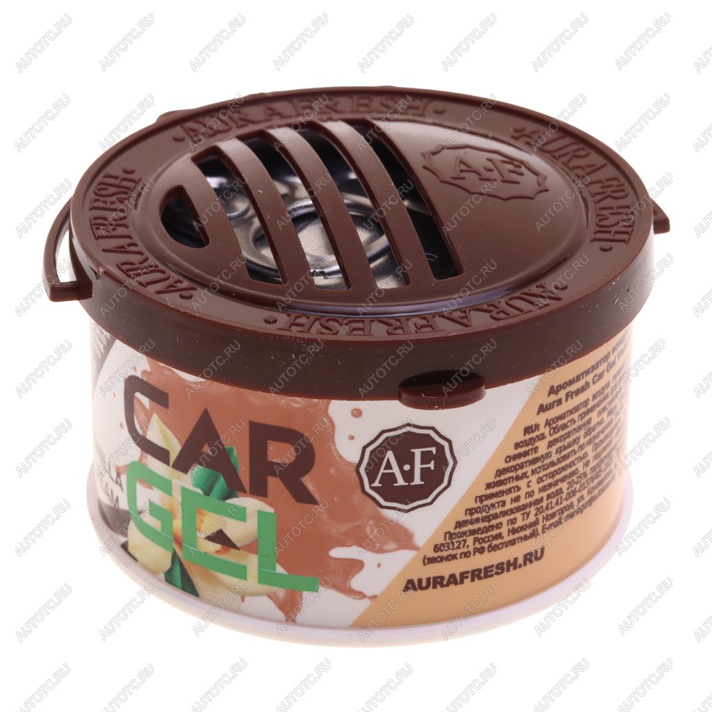 289 р. Ароматизатор под сиденье гелевый (Vanilla Cream) 50г AURA FRESH AURA FRESH 23616  с доставкой в г. Керчь