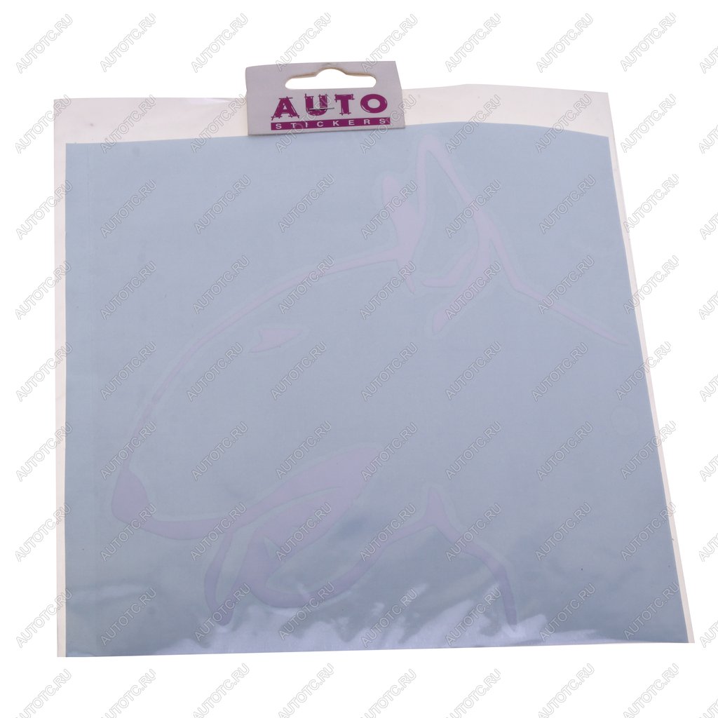 188 р. Наклейка Бультерьер вырезанная белая 20х21см AUTOSTICKERS AUTOSTICKERS и-84  с доставкой в г. Керчь