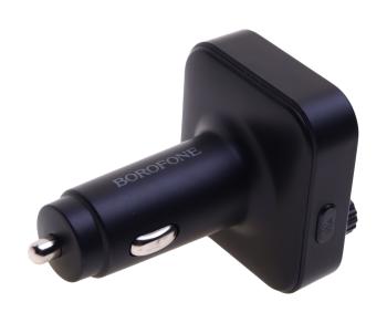 699 р. Устройство зарядное в прикуриватель с трансмиттером (bluetooth,hands free) черное BOROFONE BOROFONE bc53  с доставкой в г. Керчь. Увеличить фотографию 2