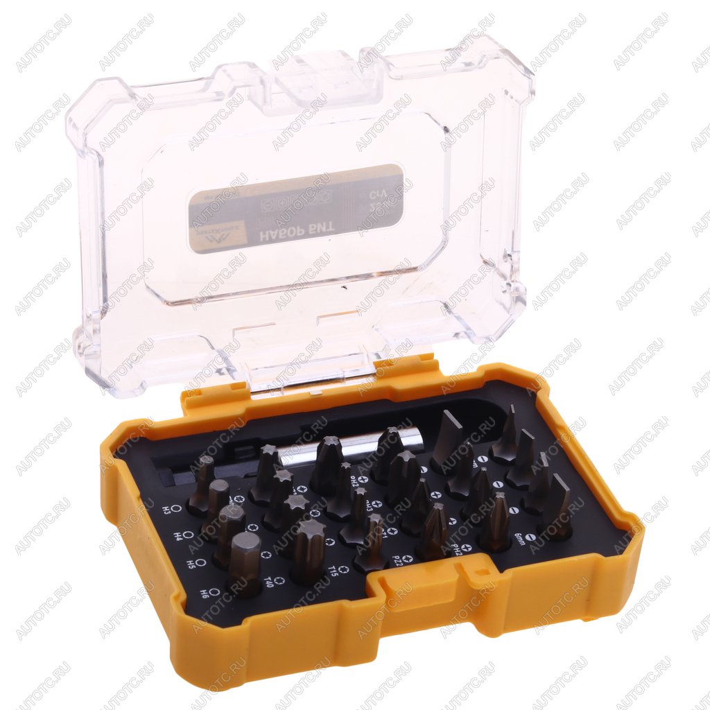 599 р. Набор бит 14 SL 3-6,PH 0-3,PZ 1-3,Т9-40,H3-6 25 предметов в боксе VERTEXTOOLS VERTEXTOOLS 0033-25  с доставкой в г. Керчь