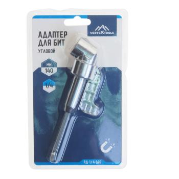 539 р. Адаптер-переходник для шуруповерта 14(F) угловой VERTEXTOOLS VERTEXTOOLS рд-14-140  с доставкой в г. Керчь. Увеличить фотографию 1