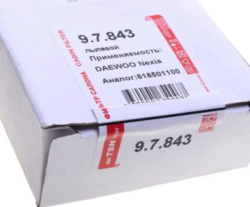286 р. Фильтр воздушный салона DAEWOO Nexia (95-) TSN TSN 9.7.843  с доставкой в г. Керчь. Увеличить фотографию 4