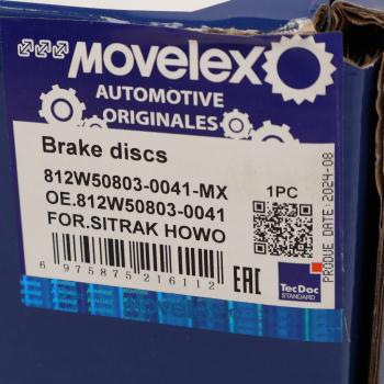 11 849 р. Диск тормозной SITRAK HOWO переднийзадний MOVELEX MOVELEX 812w508030041-mx  с доставкой в г. Керчь. Увеличить фотографию 6
