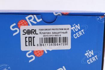 3 499 р. Клапан RENAULT защитный 4-х контурный SORL SORL 35150120030 SORL 35150120030  с доставкой в г. Керчь. Увеличить фотографию 4