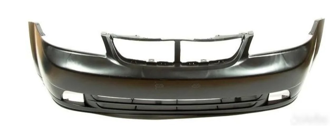 4 849 р. Бампер передний (под ПТФ) DAR Chevrolet Lacetti седан (2002-2013) (неокрашенный)  с доставкой в г. Керчь