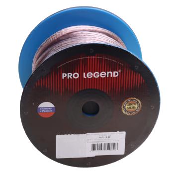 3 599 р. Кабель акустический 9Ga (2х6мм) 20м PRO LEGEND PRO LEGEND pl3118_20 бухта  с доставкой в г. Керчь. Увеличить фотографию 1