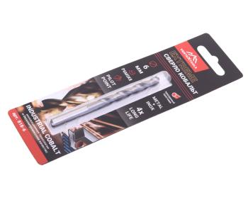 299 р. Сверло по металлу 6.0х93мм HSS Cobalt VERTEXTOOLS VERTEXTOOLS 818-6  с доставкой в г. Керчь. Увеличить фотографию 1
