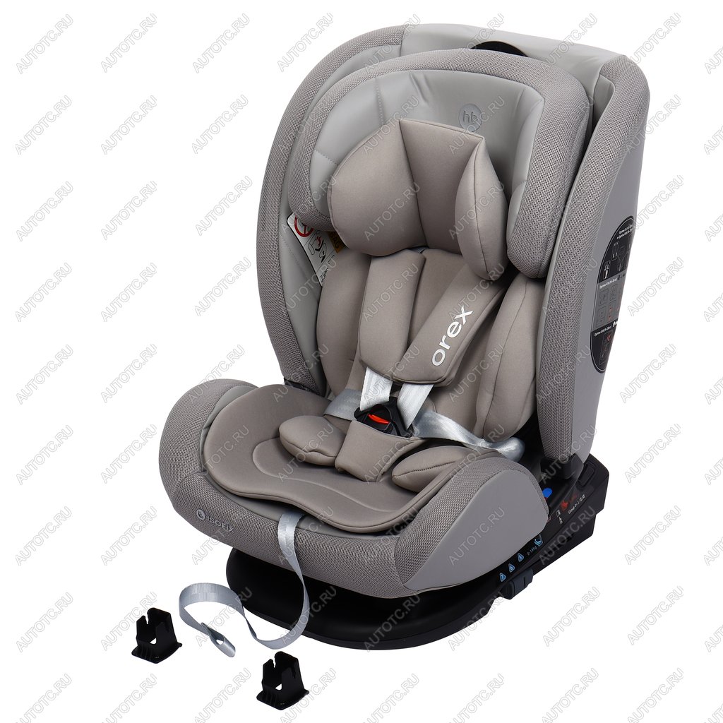 15 699 р. Автокресло детское 0-36кг (0+I-ll-IlI) 0-12лет grey OREX Isofix HAPPY BABY HAPPY BABY 4690624127625 HAPPY BABY 4690624127625  с доставкой в г. Керчь