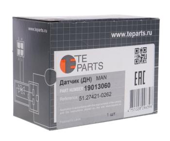 9 899 р. Датчик давления масла MAN дв.D2866,2066 TE PARTS TE PARTS 19013060 TE PARTS 19013060  с доставкой в г. Керчь. Увеличить фотографию 3